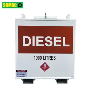 Réservoir diesel portable à double paroi, 500L, 1000L, 2000L, 5000L