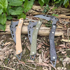 EDC Folding Sickle <b>Camping</b> <b>Multi</b> functional Thickened Outdoor Adventure <b>Multi</b> purpose Mountain Cutting and Tree Cutting <b>Tools</b> Wh - Product Image 1