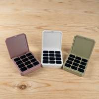 Boîte de rangement professionnelle pour gel solide de salon de manucure, 4, 6, 9, 12 compartiments, écologique, personnalisable, portable, étui cosmétique pour gel, vente en gros, directement de l'usine