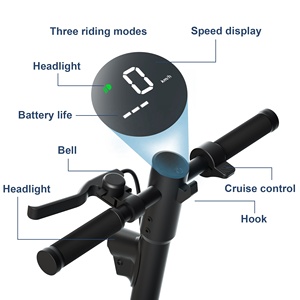 Scooter Eléctrico Plegable de 350W con Neumáticos de Largo Alcance para Adultos K10, Disponible en Almacenes de la UE y EE. UU. - Product Image 5