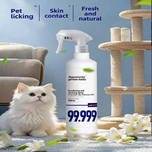 Spray Désodorisant Vétérinaire pour Animaux de Compagnie 99,999% Thé Blanc Frais Stérilisation Bio-Enzyme Dégomme l'Urine et les Crottes de Chat et de Chien Élimine les Odeurs - Product Image 1