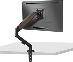 Giá đỡ màn hình khí nén chắc chắn, có đế kẹp chữ C và vòng đệm, có thể điều chỉnh hoàn toàn trên bàn - Product Image 1