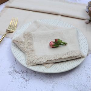 Wedding Cloth Napkins Cotton Linen Dinner Kitchen <strong>Tea</strong> <strong>Towels</strong> Table Design Mat Christmas Decoration - Product Image 6