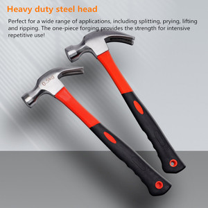 YTH Claw <strong>Hammer</strong> Forged Steel Stubby <strong>Tack</strong> <strong>Hammer</strong> with Shock Absorbing Leather Handle for Driving and Pulling Out Nails - Product Image 5