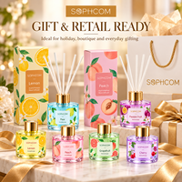 Usine en gros personnalisé Premium verre roseau diffuseur maison parfum désodorisant aromathérapie huile liquide diffuseur cadeau ensemble
