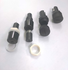 Nóng Bán Mini Fuse Chủ 5*20 Mét Trong Các Thành Phần Cầu Chì MF528 Cross Fuse Chủ Ngắn Cross An Toàn Ổ Cắm Nhựa Nhiệt Dẻo CN;GUA Đen - Product Image 4