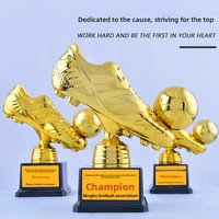 Trophée de football en plastique JIATAO - Récompense personnalisable pour événements commémoratifs
