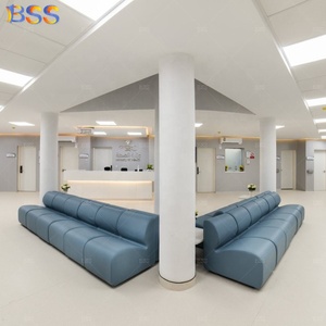 Mostrador de Recepción para Spa Médico, Diseño Moderno y Contemporáneo, Mármol Artificial, Forma de L, Color Blanco - Product Image 3
