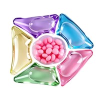 Pabrik Pod Cuci Pakaian OEM Deterjen Aktif Tinggi 20g Pod Deterjen Lapis Ganda Deterjen dalam Kapsul Pod Cuci Pakaian