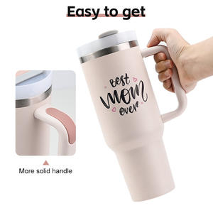 Oem Mothers Day Gifts 40 Oz Travel Mug H2.0 Vacuum Thermal Stainless Steel Engraved 30oz Coffee <b>Cup</b> 40oz Tumbler With Handle - Product Image 3
