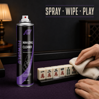 FITWORLD 650ml OEM Nettoyant en spray moussant riche pour tuiles de mahjong, pour pistes de machines automatiques, ensembles en acrylique et service de nettoyage quotidien