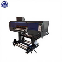 Impresora UV DTF de rollo de 60 cm con 3 cabezales de impresión I1600 I3200, impresora de pegatinas de película de transferencia UV de buen rendimiento con efecto de textura 3D