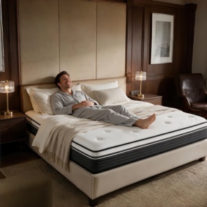 Colchón de Muelles Ensacados Individuales de Lujo con Diseño Euro Top para Dormitorio Principal, Precio Directo de Fábrica - Product Image 2