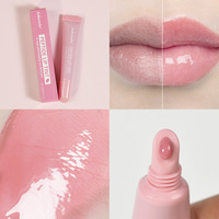 Gel à lèvres teinté rose hydratant, brillant et scintillant pour un soin quotidien naturel des lèvres – Vente en gros fabricant