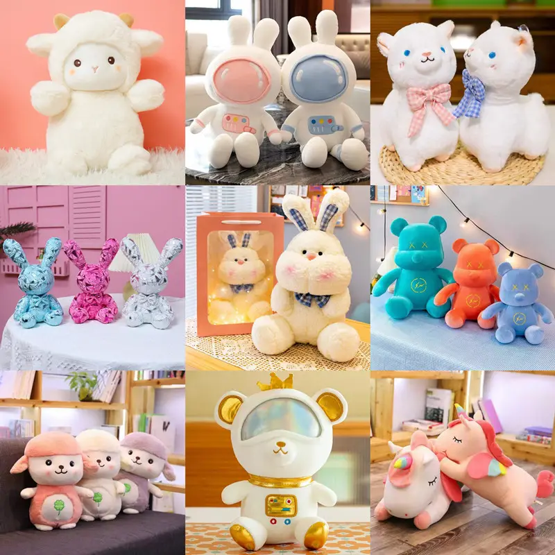 High Quality OEM Custom Soft Stuffed Doll pillow Plushie Animal Cartoon fruit plant cute kawaii Plush Plushie Toy