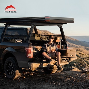 Wild Land-estante trasero ajustable para camioneta, sistema de <span class=keywords><strong>torre</strong></span> de camión, estante de riel de coche con acero de carbono de alta resistencia para carpas de techo - Product Image 3