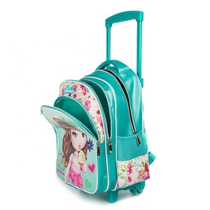 Mochila Escolar con Ruedas para Niños, Linda y Moderna, con Carro para Libros, para Niñas - Product Image 4