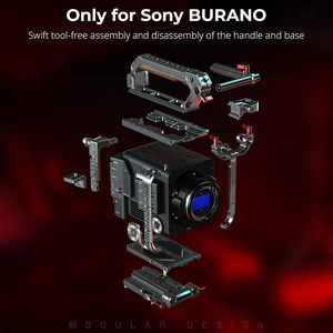 Kit de <span class=keywords><strong>cage</strong></span> métallique <span class=keywords><strong>SmallRig</strong></span> 4571 pour Sony BURANO, comprend un support d'écran, une poignée supérieure, des trépieds, une poignée de prise en main et un support d'épaule pour la prise de vue - Product Image 2