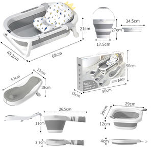 Set <span class=keywords><strong>de</strong></span> Baño <span class=keywords><strong>para</strong></span> Recién Nacido <span class=keywords><strong>6</strong></span> en 1, Set <span class=keywords><strong>de</strong></span> Regalo <span class=keywords><strong>de</strong></span> Baño Multifuncional <span class=keywords><strong>para</strong></span> Bebé Recién Nacido - Product Image 2