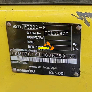 Excavadora de cadenas Komatsu PC220-8 usada con motor 200 y gancho 220, máquina importada Komatsu PC210-8 - Product Image 6