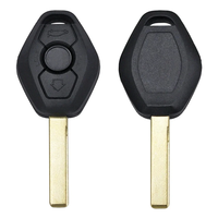 SZMAISHI Clé de voiture télécommande pour B-M-W EWS 3 boutons 433 MHz Puce ID44 Lame de clé non coupée HU92 Vente en gros Clé de remplacement vierge pour voiture