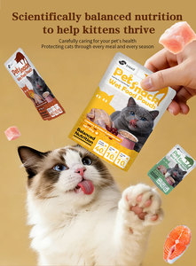 Comida Húmeda para Gatos en Bolsa de 85g, Delicias Cremosas, Alimento para Mascotas OEM, Venta Caliente - Product Image 2