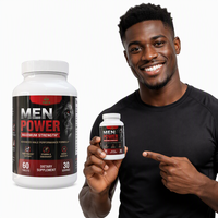 Comprimés de Maca pour Hommes – Complément Énergisant – Vente en Gros – 60 Pilules pour la Fertilité – Approvisionnement Direct Usine