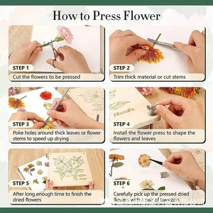DIY Large <strong>Flower</strong> Pressing <strong>Kit</strong> for Adults to Making Dried Professional <strong>Flower</strong> <strong>Press</strong> <strong>Kit</strong> Great Gift for Crafts Lovers - Product Image 2