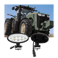 Lampe de travail LED 40W Wide Flood Beam pour John Deere RE269637 RE269640 Lampe de travail LED ovale