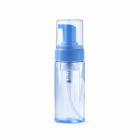 Flacon pompe vide rechargeable bleu pour mousse, distributeur de savon moussant pour le visage, idéal pour les voyages, hôtels, salons et emballage de savon liquide