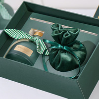 Parfum de luxe Mescente bâton de rotin bouteille en verre arôme naturel diffuseur d'huile essentielle de roseau et ensemble de bougies