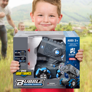 Mới lạ phun bong bóng diễn viên đóng Thế RC Xe tăng đồ chơi vui điều khiển từ xa trôi xe tải với Bong Bóng Blower đài phát thanh điều khiển xe đồ chơi cho cậu bé quà tặng - Product Image 3