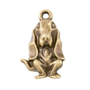 Nouvelle Annonce : Pendentifs Breloques Minimalistes en Alliage Chien <span class=keywords><strong>Berger</strong></span> Picard Assis, Breloques Classiques, Accessoires de Bijoux pour Décoration - Product Image 2