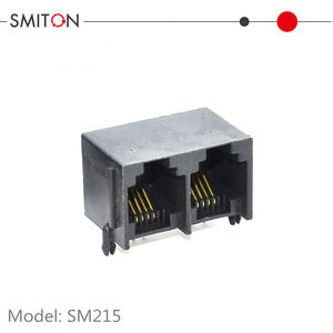 Connecteur femelle 2 ports RJ11 6P4C pour téléphone PCB Jack - Product Image 6