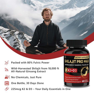 Oem nhãn hiệu riêng tăng cường khả năng sinh sản Nam biên giới hot item 60 viên nang shilajit Pro <span class=keywords><strong>Max</strong></span> Ashwagandha nhân sâm cho cải thiện - Product Image 3