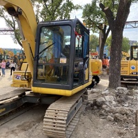 Mini-excavatrice sur pneus Komatsu PC70 modèle 2022, 7 tonnes, moteur Cummins, godet de 0,3 m (moteur, pompe), origine Chine, exportation