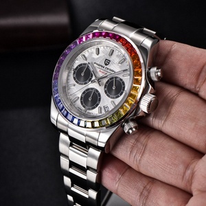 PAGANI DESIGN New PD-1644 Sports Quartz Men's Watch Multifunctional Chronograph Top Brand Sapphire Glass 100M Waterproof <b>Clock</b> - Product Image 6