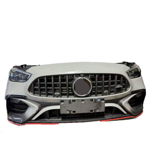 Kit carrosserie PP pour <span class=keywords><strong>Mercedes</strong></span>-Benz W205/W206 Classe <span class=keywords><strong>C</strong></span> C63, pare-chocs avant, capot moteur, garde-boue, phares - Product Image 1