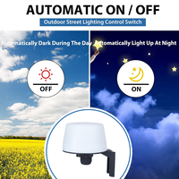 Sensor de Control de Luz Inductivo Ajustable para Exteriores CNRIYA con IP54 105-305V LED, Modelo Disponible RYG-2310G
