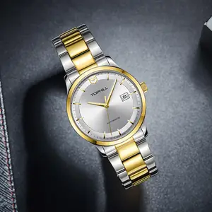 OEM Custom Brand Logo Simple Luxury 5Bar Waterproof 316L Stainless Steel Mens Automatic Movement Mechanical Watches For Men