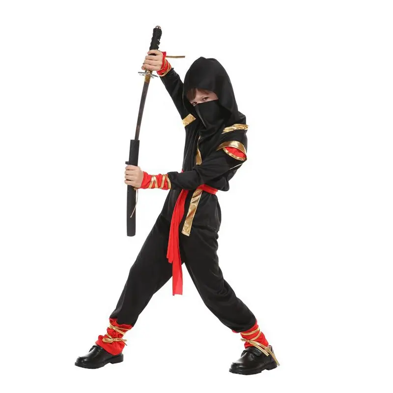 Детский Аниме Костюм Хэллоуин косплей маскарадный костюм аниме мальчик ниндзя костюм