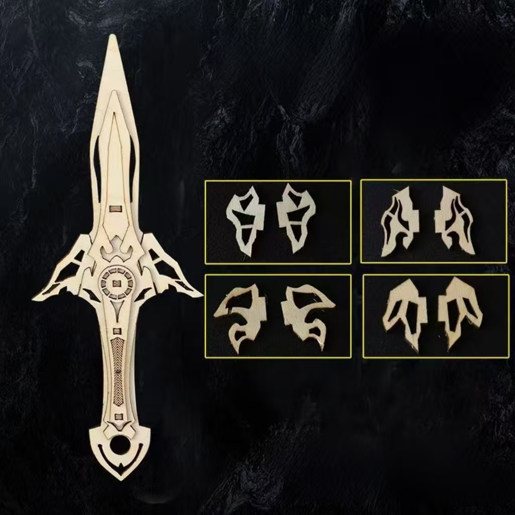 Kunai de madera