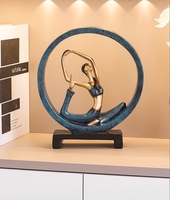 Armoire à vin créative maison salon artisanat moderne simple intérieur chambre à coucher personnalité Yoga fille Figurine meuble TV
