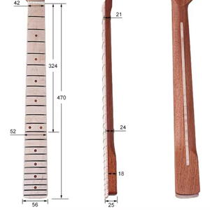 Mástil <span class=keywords><strong>de</strong></span> <span class=keywords><strong>guitarra</strong></span> eléctrica <span class=keywords><strong>de</strong></span> 6 cuerdas y 22 trastes con acabado mate <span class=keywords><strong>de</strong></span> arce y caoba para <span class=keywords><strong>guitarra</strong></span> estilo ST, piezas <span class=keywords><strong>de</strong></span> repuesto DIY - Product Image 1