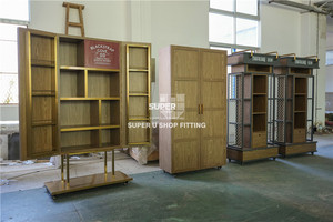 Kệ Trưng Bày Rượu Vang Cổng Ý Tưởng Sáng Tạo Thiết Kế Nội Thất Cửa Hàng Hầm Rượu Bán Lẻ Tùy Chỉnh Tủ Rượu Và Rượu Bằng Gỗ - Product Image 5