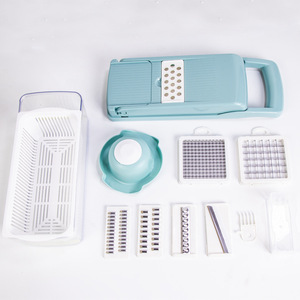 Máquina Ralladora de verduras de acero inoxidable, asistente de rebanadas de alimentos, cortador de cubitos de patatas fritas y patatas para hacer patatas fritas - Product Image 6
