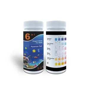 6 Parameters Aquarium Water Teststrips, Aquarium Water Kit Voor Vis