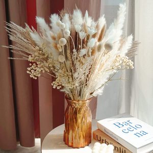 Ramo de Flores Secas Naturales a Granel <span class=keywords><strong>con</strong></span> Hojas Secas de <span class=keywords><strong>Eucalipto</strong></span> y Algodón - Proveedor de Decoración Rústica para el Hogar, Ecológica y Duradera - Product Image 4
