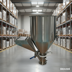 Entonnoir de cuisine en acier inoxydable poli 304 personnalisé avec couvercle <span class=keywords><strong>d</strong></span>'étanchéité pour <span class=keywords><strong>machine</strong></span> de remplissage haute pression grande capacité - Product Image 6