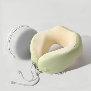 Meilleur oreiller cervical en mousse à mémoire de forme en forme de U avec housse amovible pour dormir, allaiter, avion, voiture et usage domestique - Product Image 1